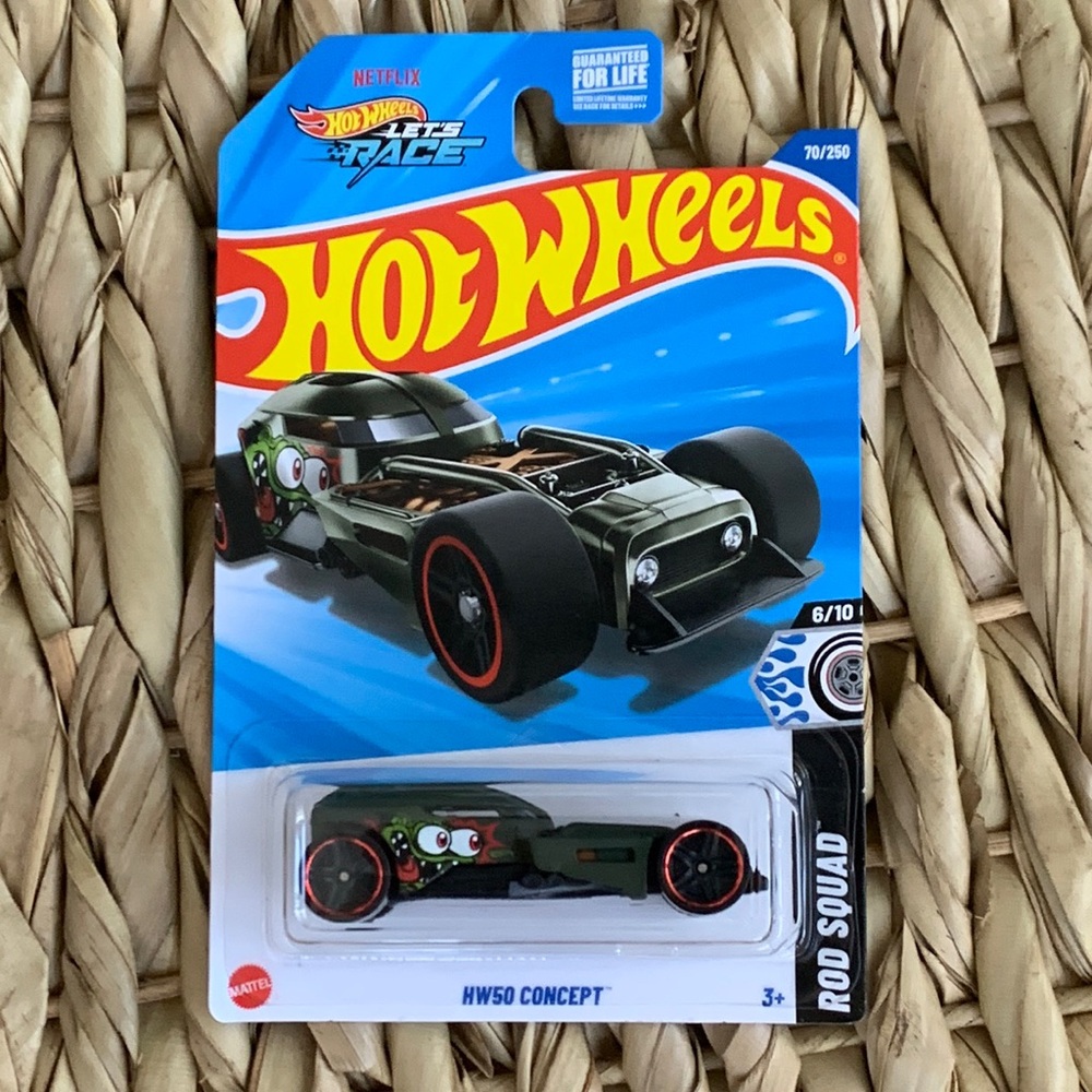 HW50 Concept Car Hot Wheels Rod Squad Frog Face HotRod Rod Racer Hotwheels 🆕2025